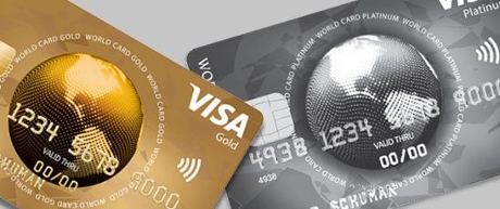 Visa World Card Gold en Platinum