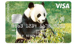 Visa World Card Panda