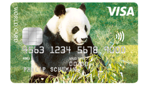 Visa World Card Panda